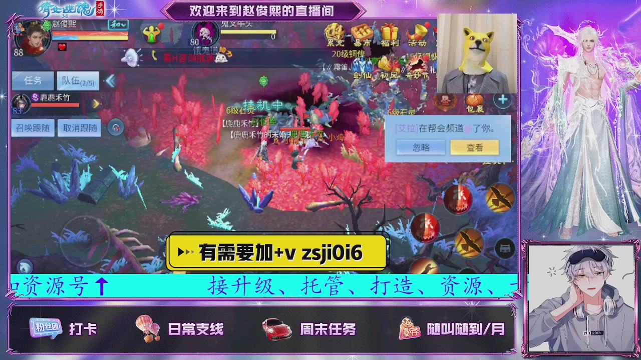 接托管、接各种~