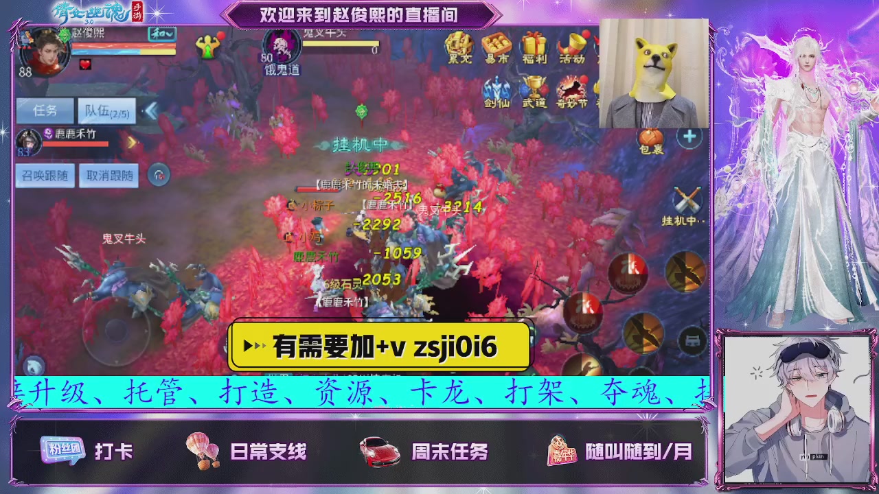 接托管、接各种~