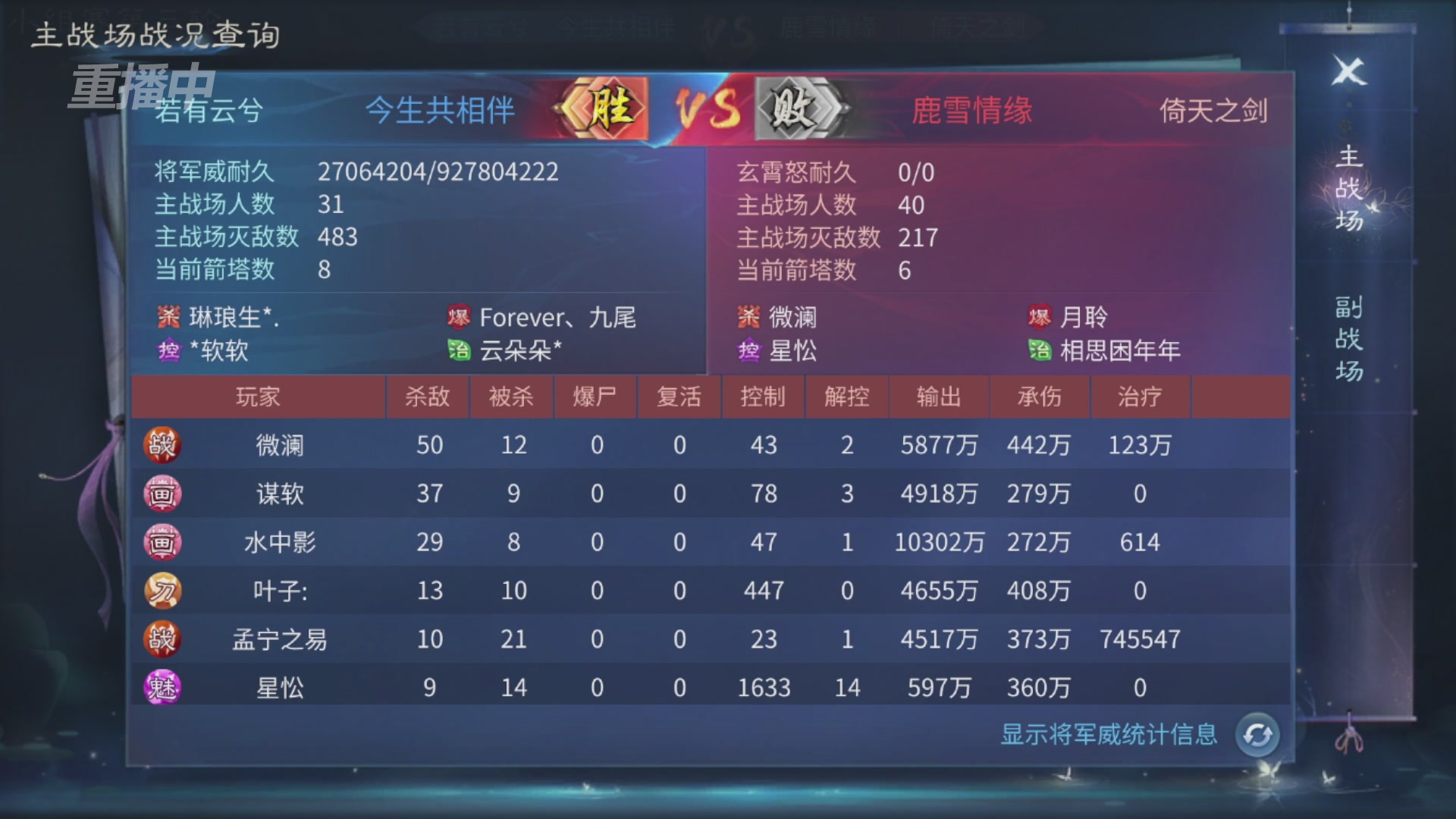 【重播】第九届跨服帮会联赛Day2小组赛