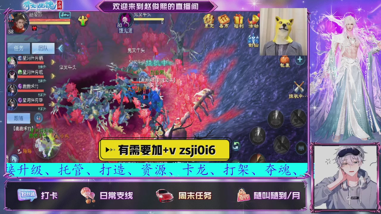 接托管、接各种~