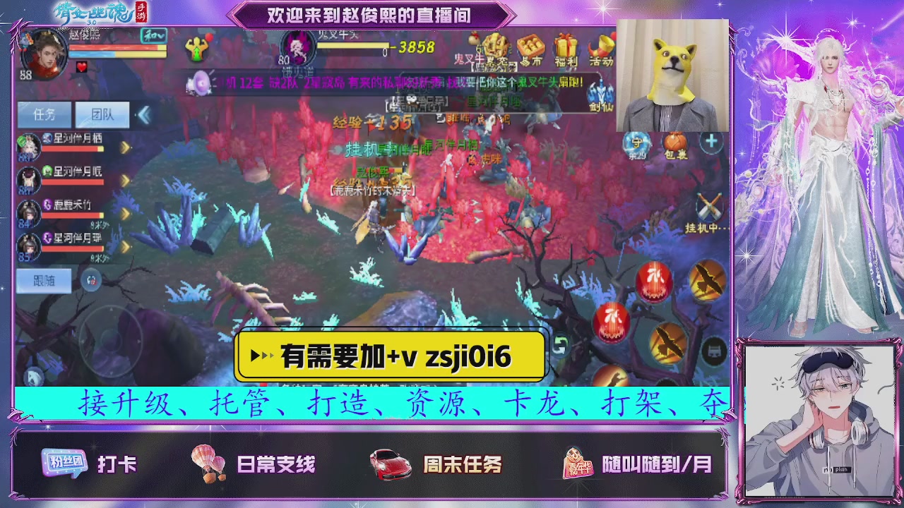 接托管、接各种~