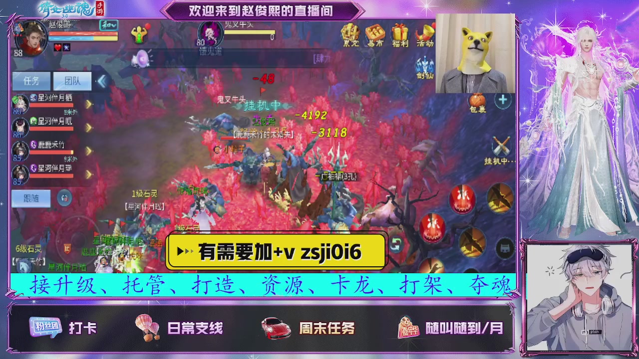 接托管、接各种~