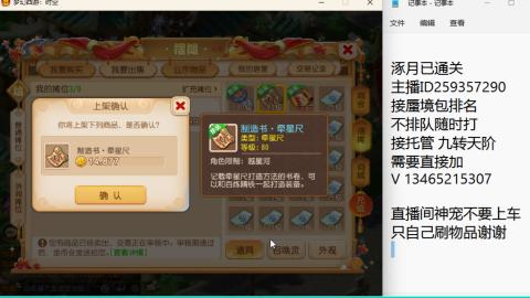 接九转蜃境托管~