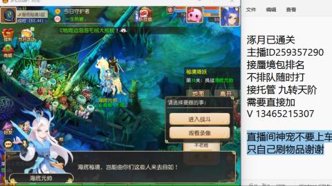 接九转蜃境托管~