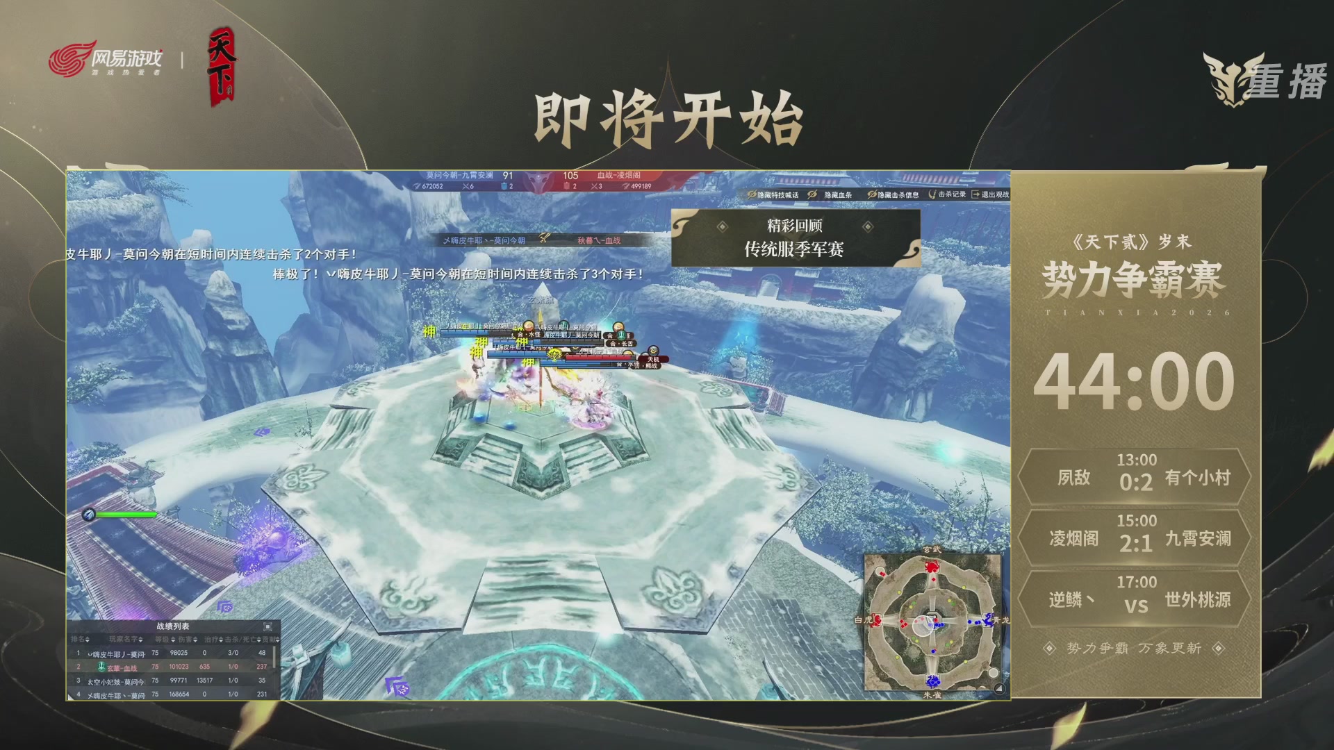 【重播】2026天下贰势力争霸