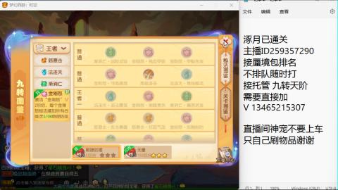 接九转蜃境托管~