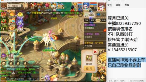 接九转蜃境托管~