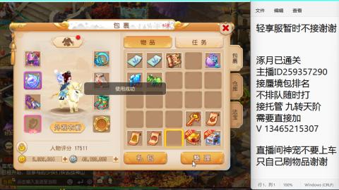 接九转蜃境托管~