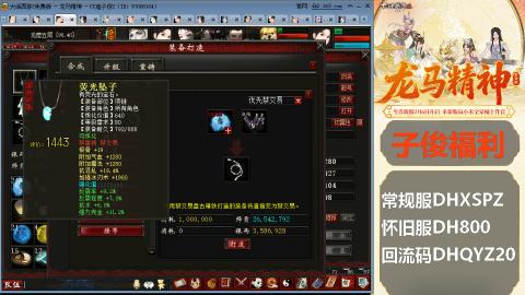 新服<龙马精神>新手码：DHXSPZ