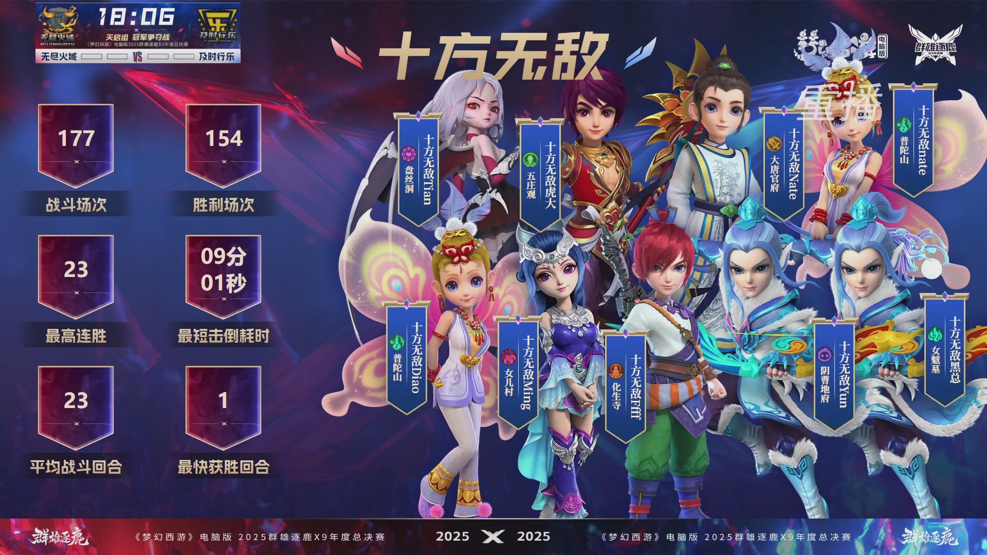 【重播】2025群雄逐鹿X9年度总决赛