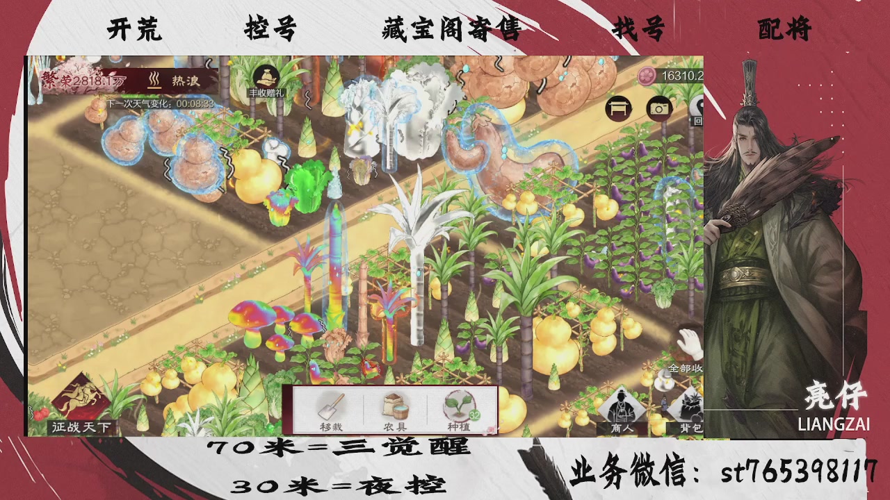 开荒滴滴，三觉70，夜控30