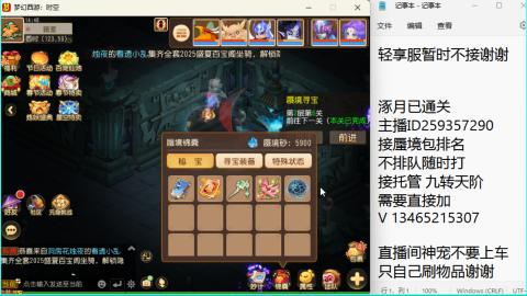 接九转蜃境托管~