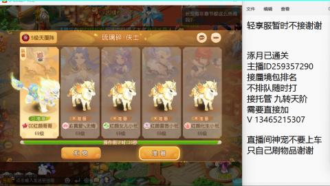 接九转蜃境托管~