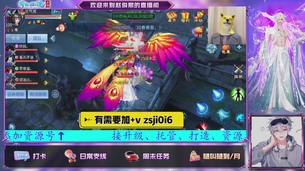 接托管、接各种~