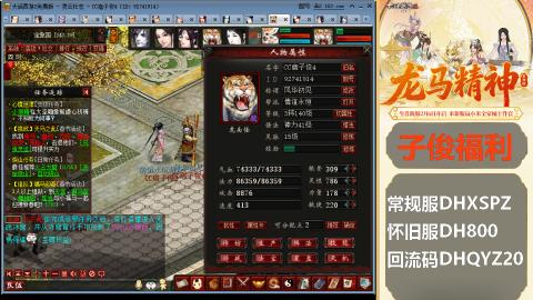 新服<龙马精神>新手码：DHXSPZ