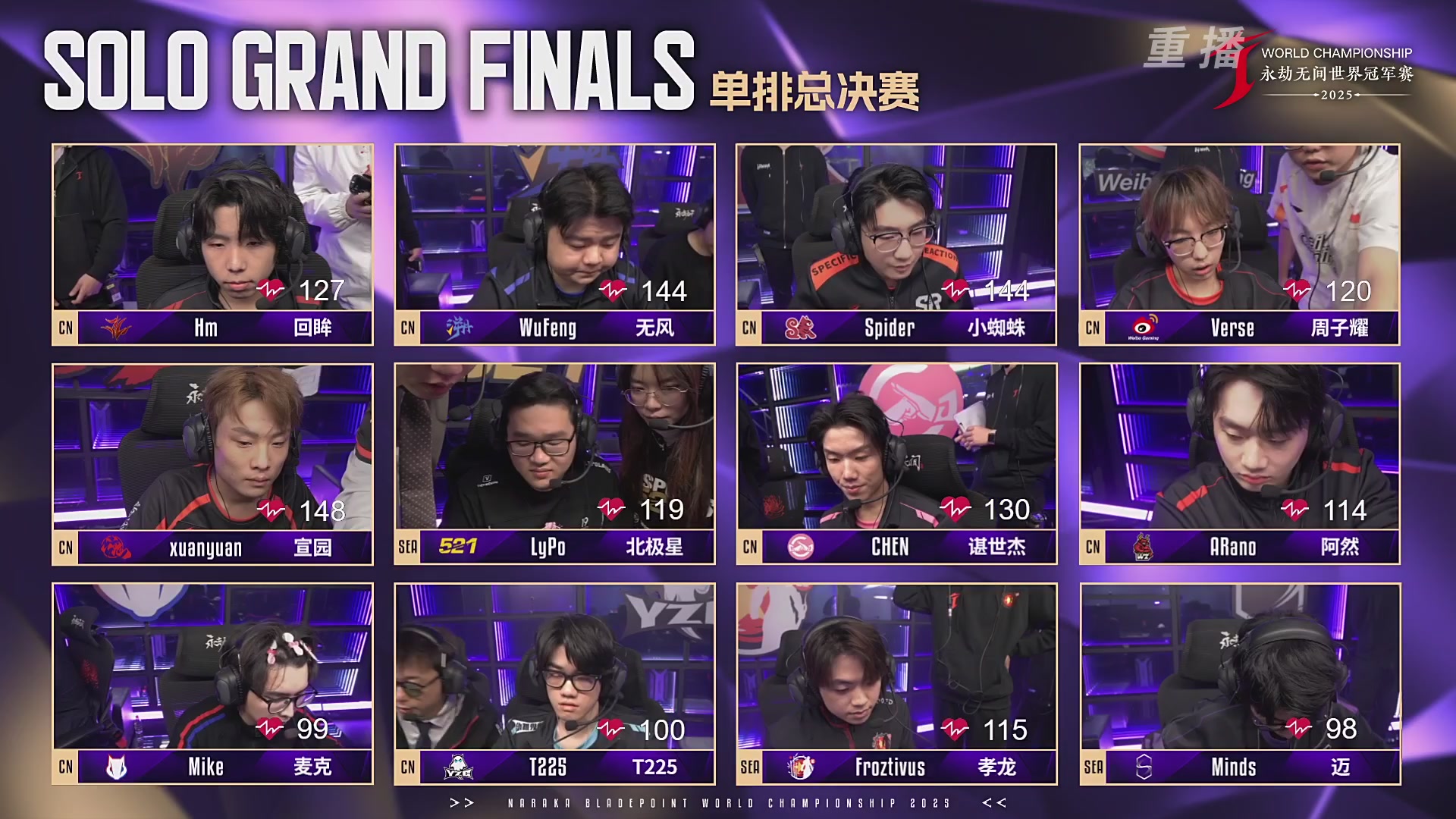 【重播】2025永劫无间 世界冠军赛