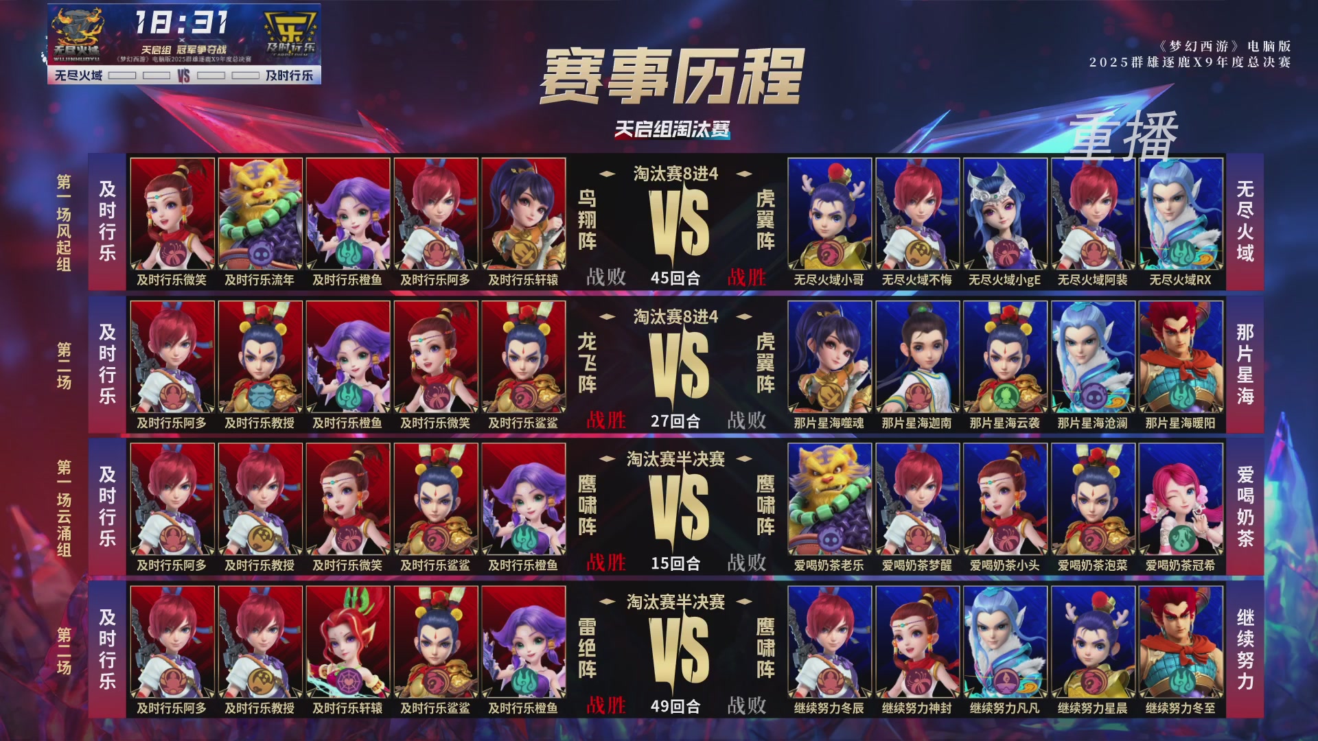 【重播】2025群雄逐鹿X9年度总决赛