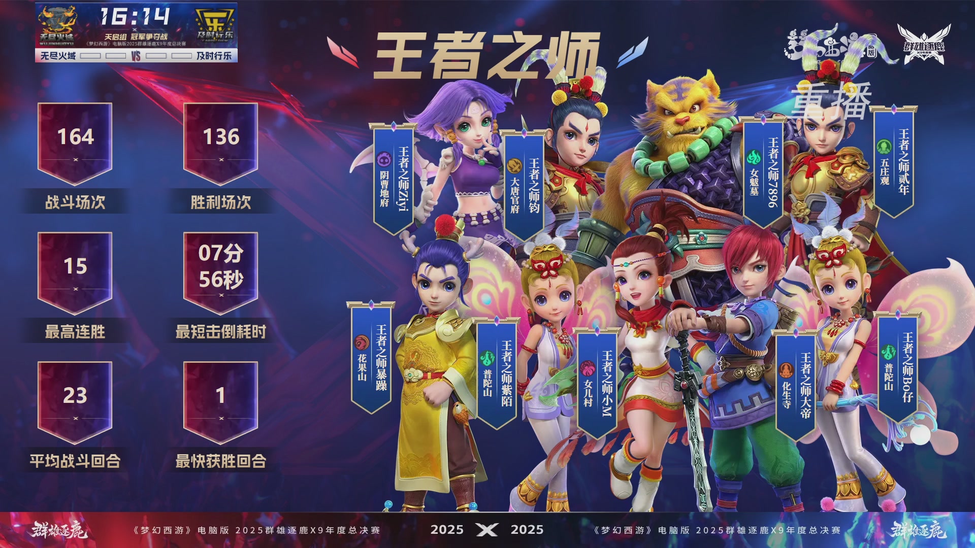【重播】2025群雄逐鹿X9年度总决赛