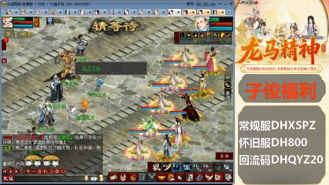 新服<龙马精神>新手码：DHXSPZ