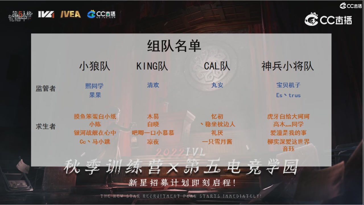 青训赛事回放！