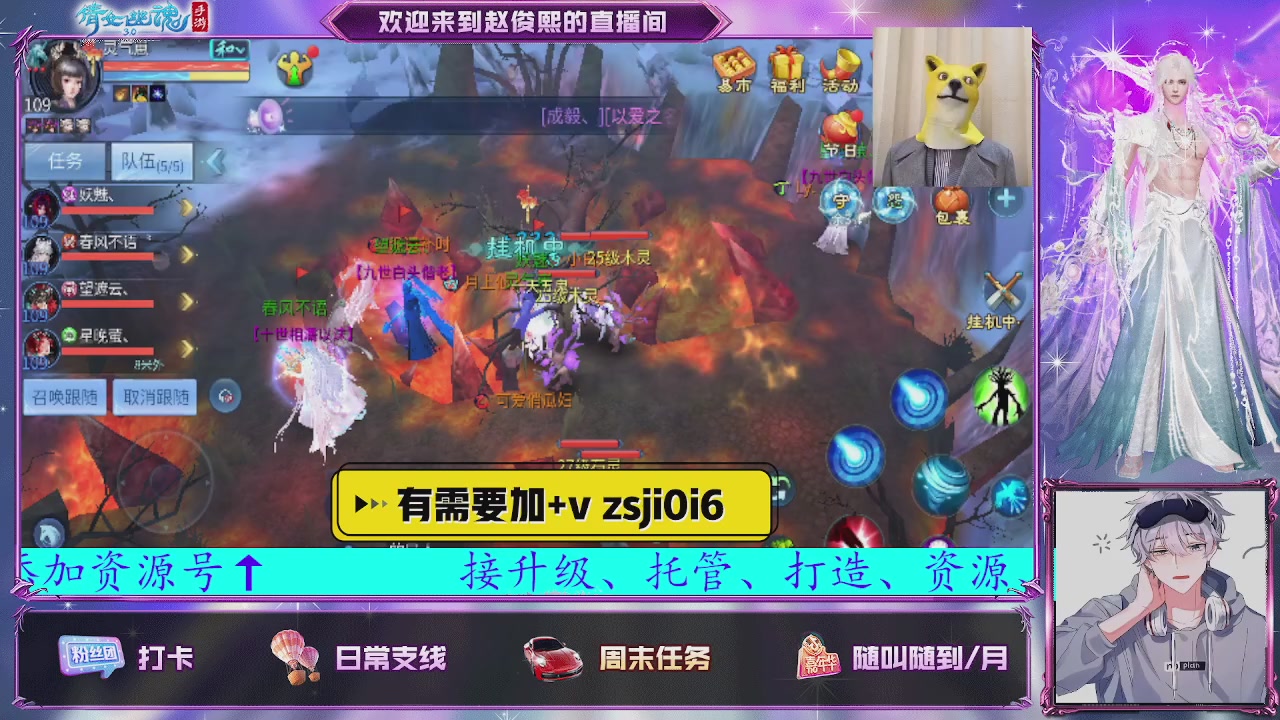 接托管、接各种~