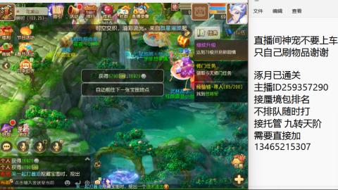 接九转蜃境托管~