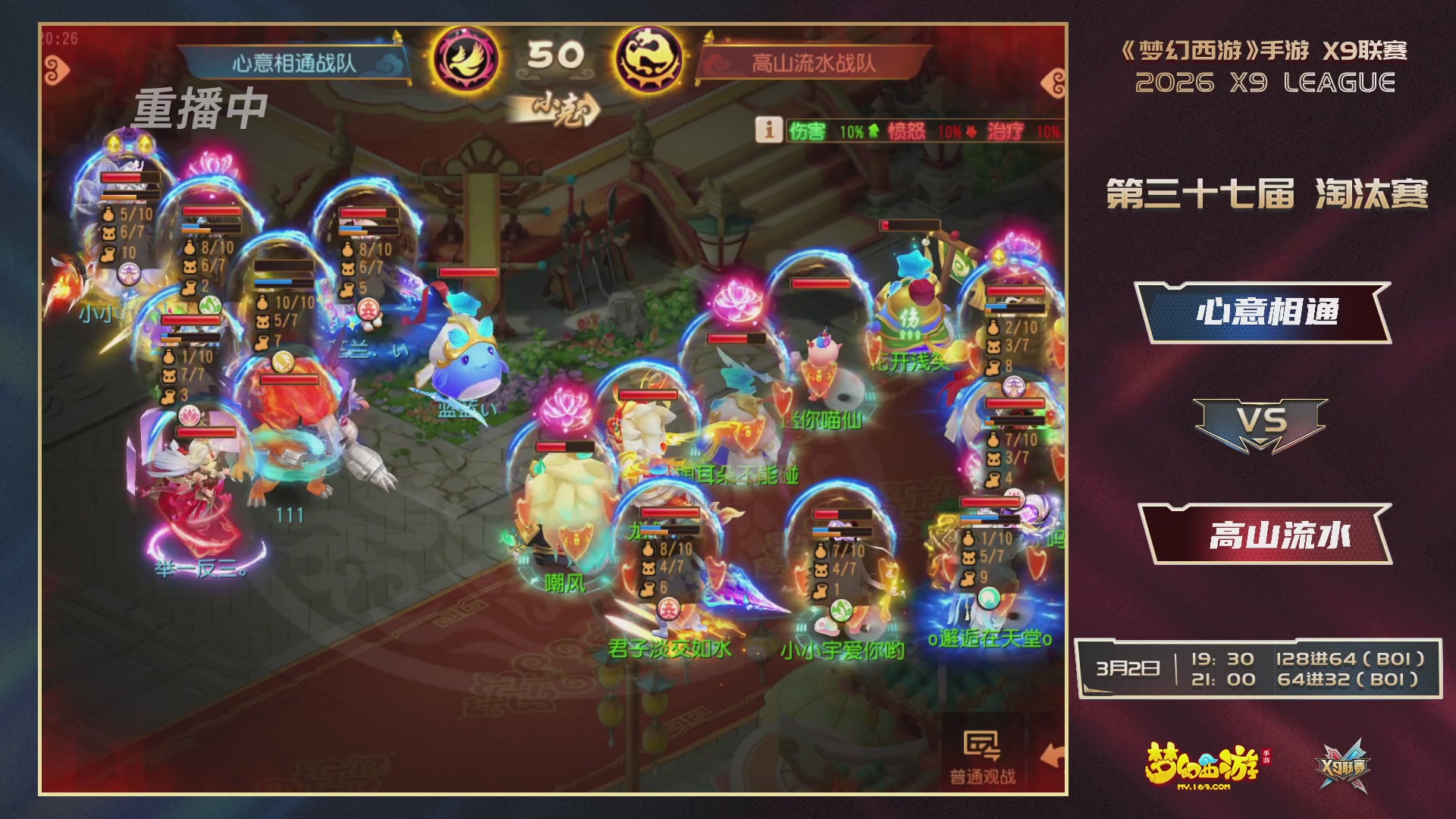 第37届梦幻西游手游X9联赛