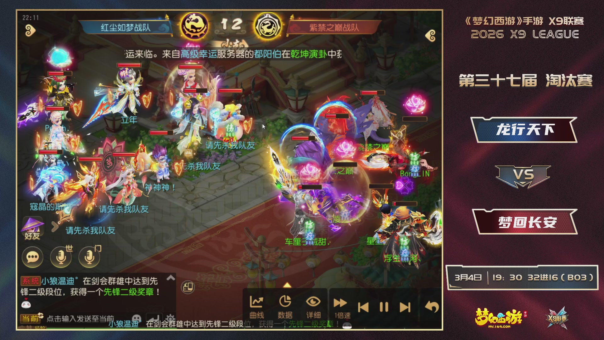 第37届梦幻西游手游X9联赛