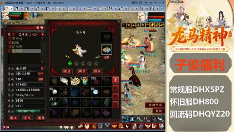 新服<龙马精神>新手码：DHXSPZ