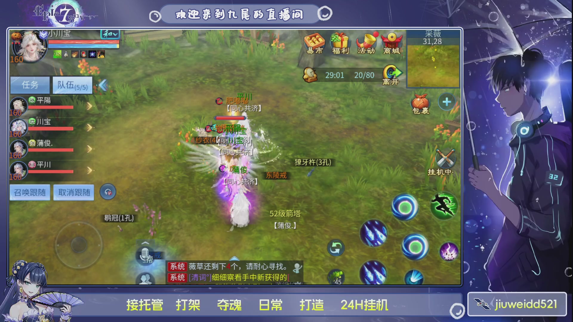 新人主播接托管