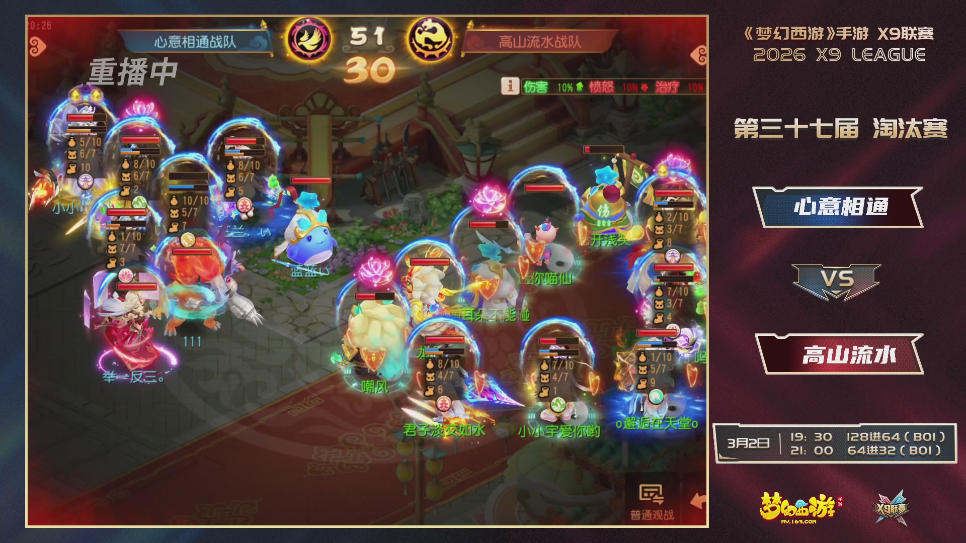 第37届梦幻西游手游X9联赛