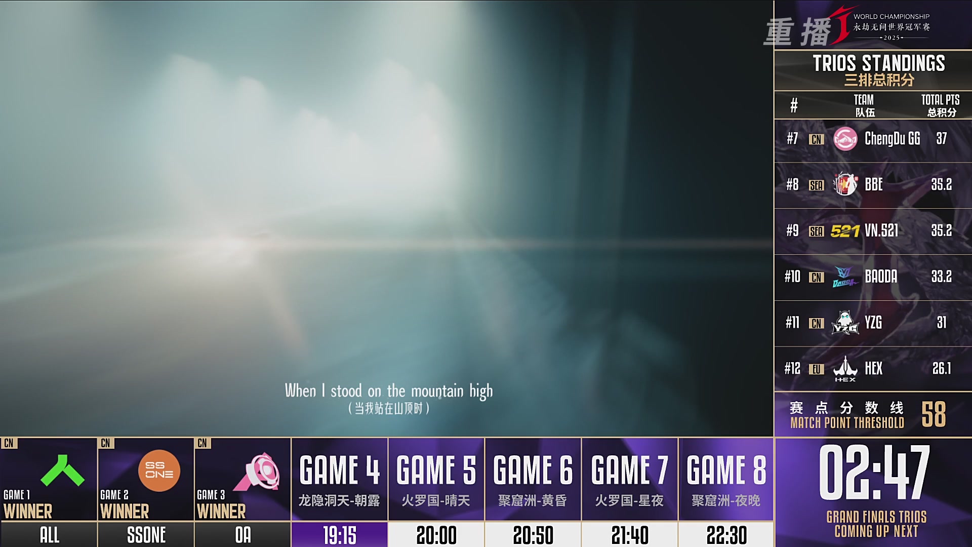 【重播】2025永劫无间 世界冠军赛