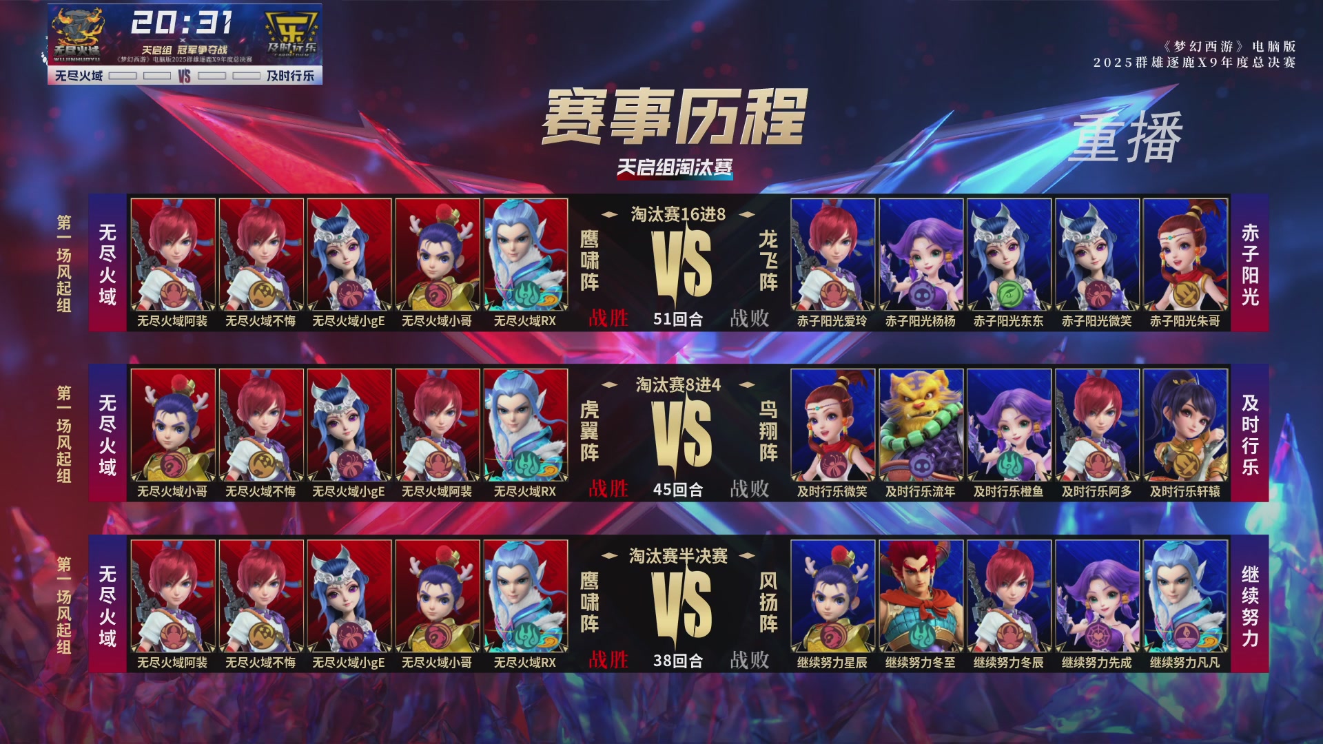 【重播】2025群雄逐鹿X9年度总决赛