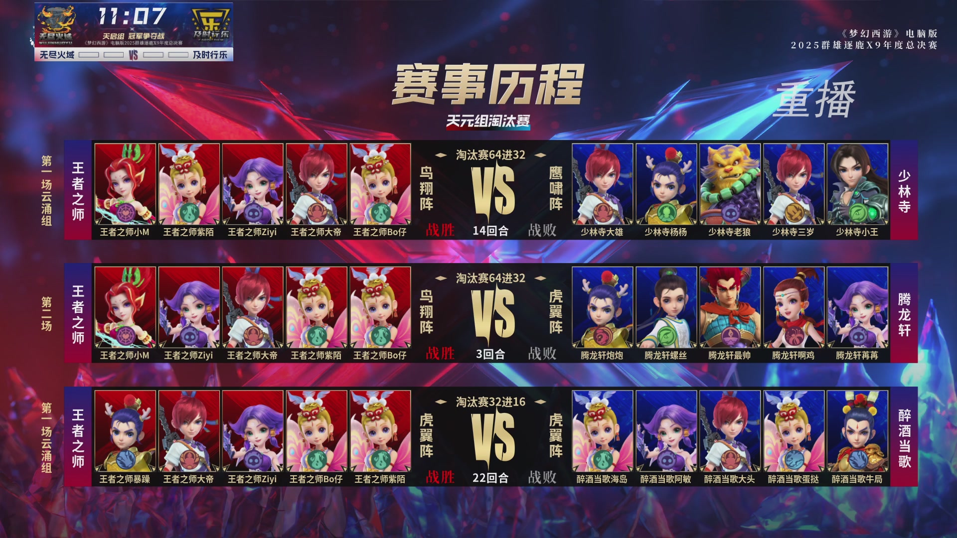 【重播】2025群雄逐鹿X9年度总决赛