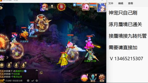 接九转蜃境托管~