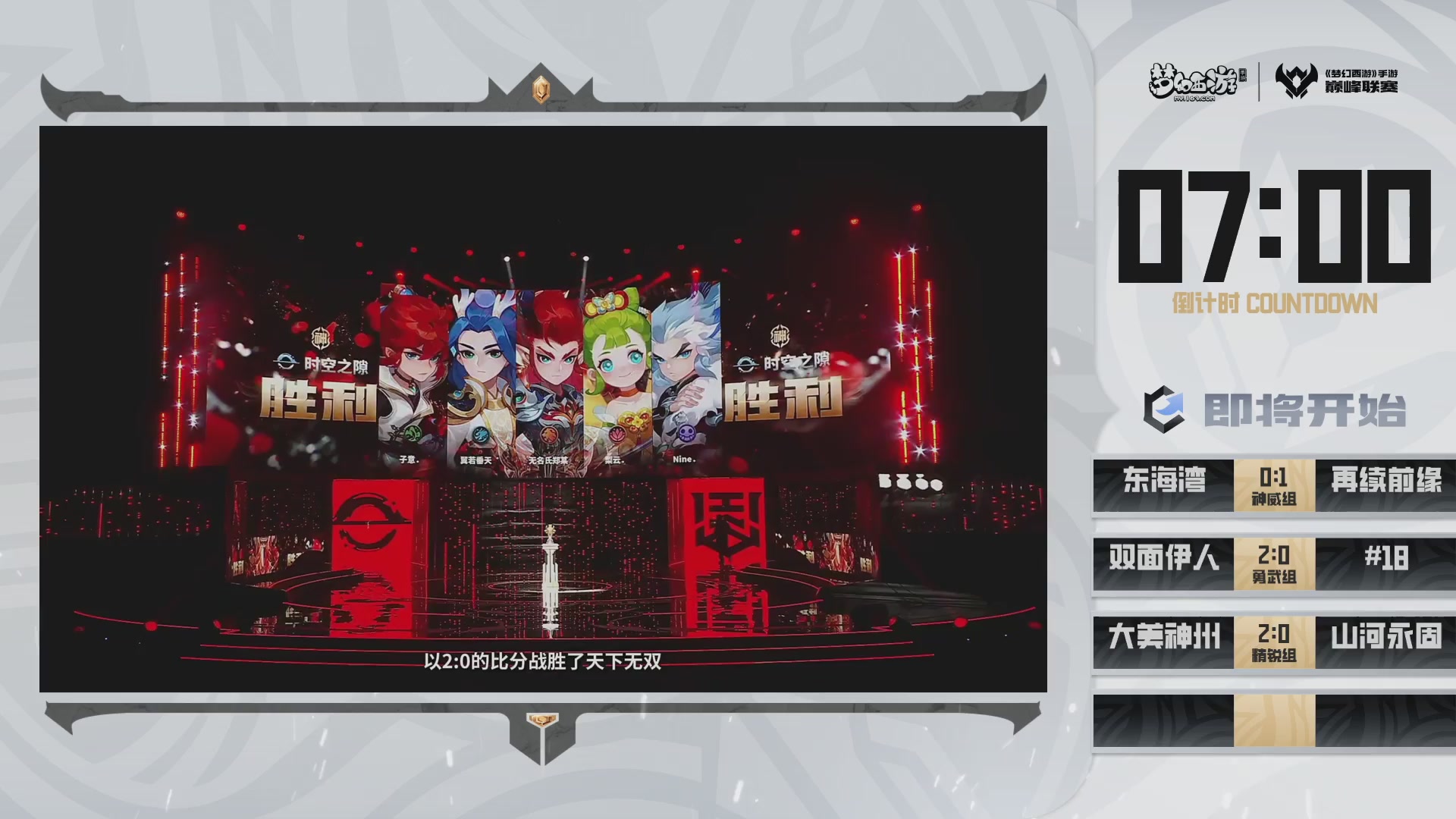 梦幻西游手游巅峰联赛S12预选赛