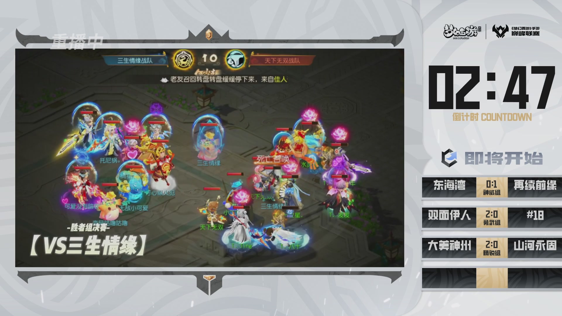 梦幻西游手游巅峰联赛S12预选赛