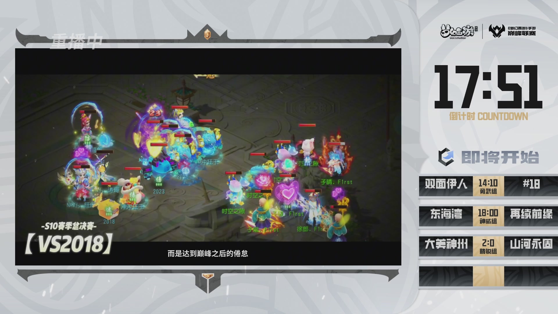 梦幻西游手游巅峰联赛S12预选赛