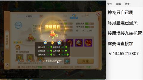 接九转蜃境托管~