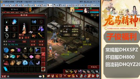 新服<龙马精神>新手码：DHXSPZ