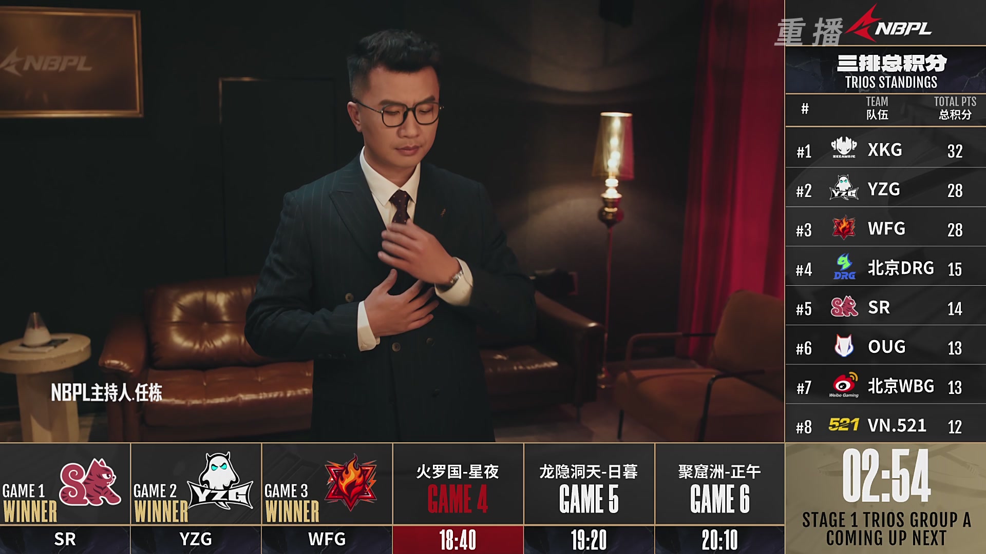 【重播】NBPL春季赛 三排 第一赛段 A组