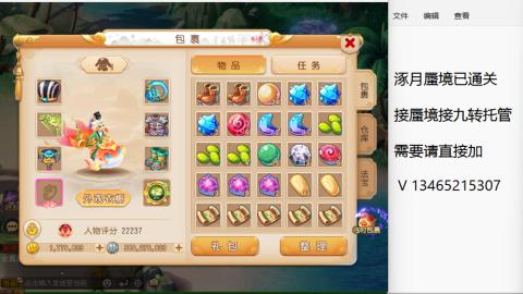 接九转蜃境托管~