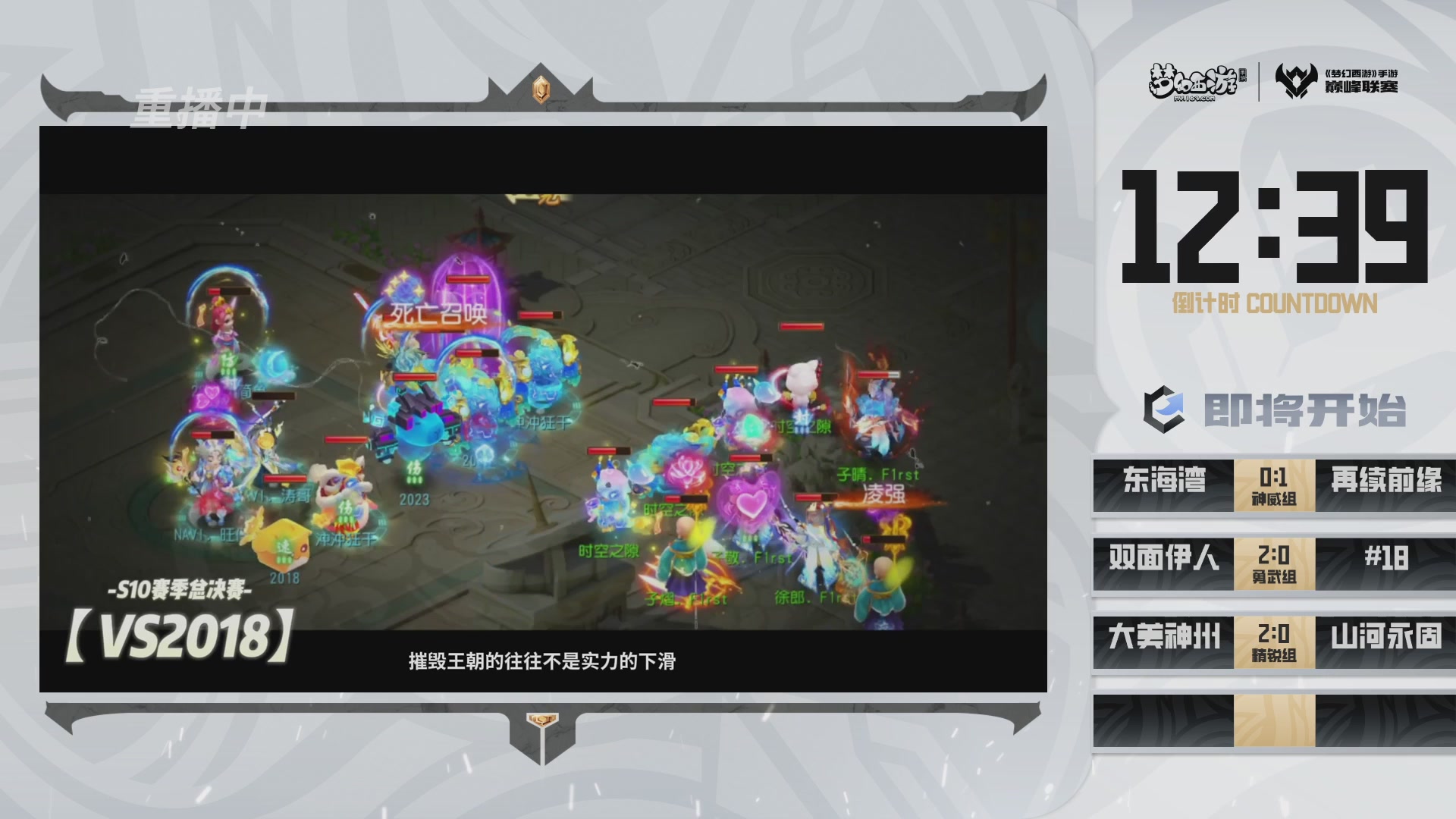 梦幻西游手游巅峰联赛S12预选赛