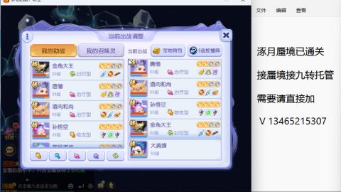 接九转蜃境托管~