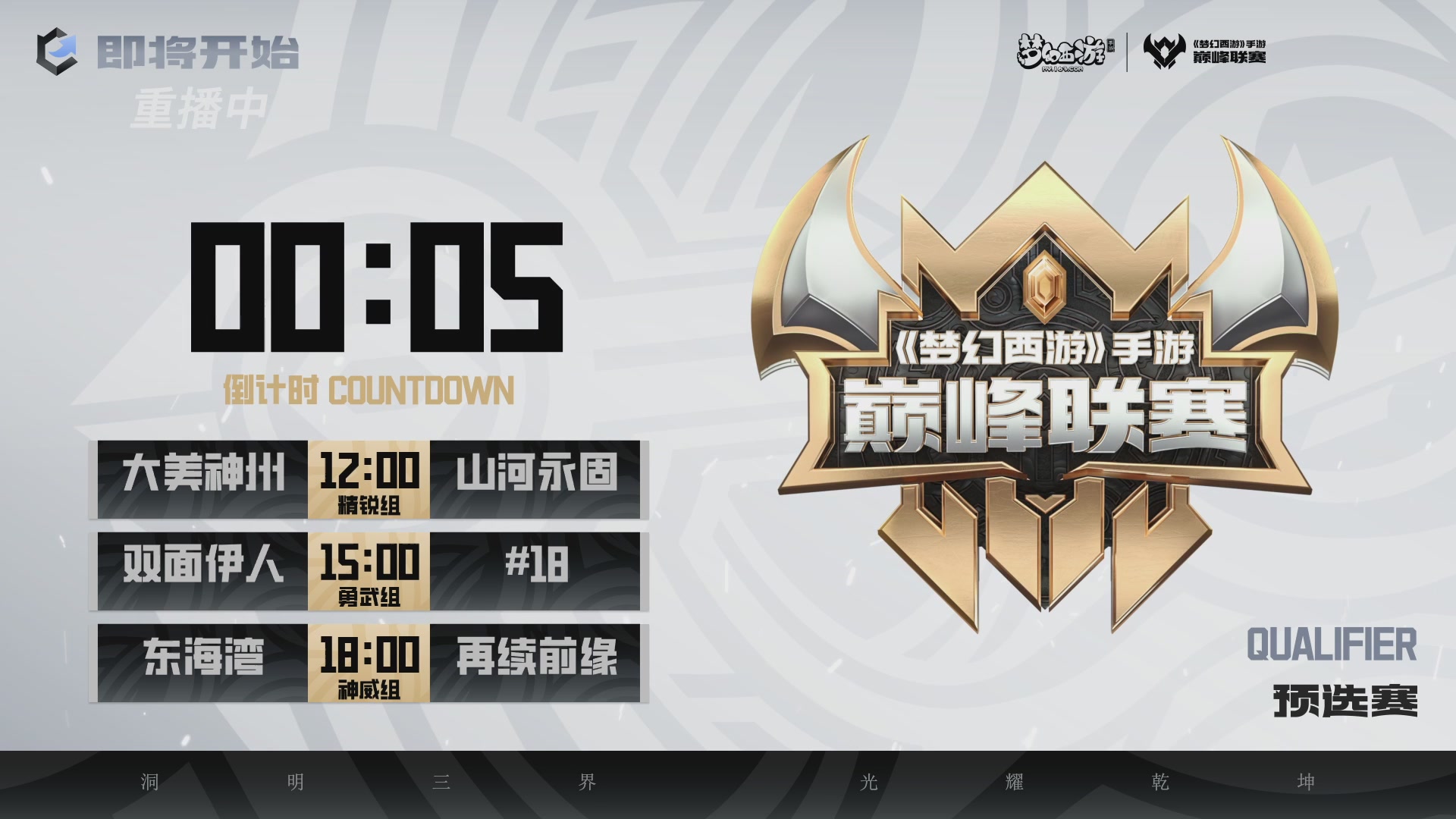 梦幻西游手游巅峰联赛S12预选赛