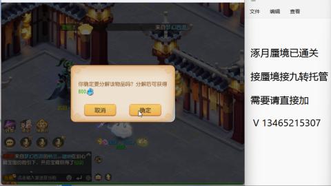 接九转蜃境托管~