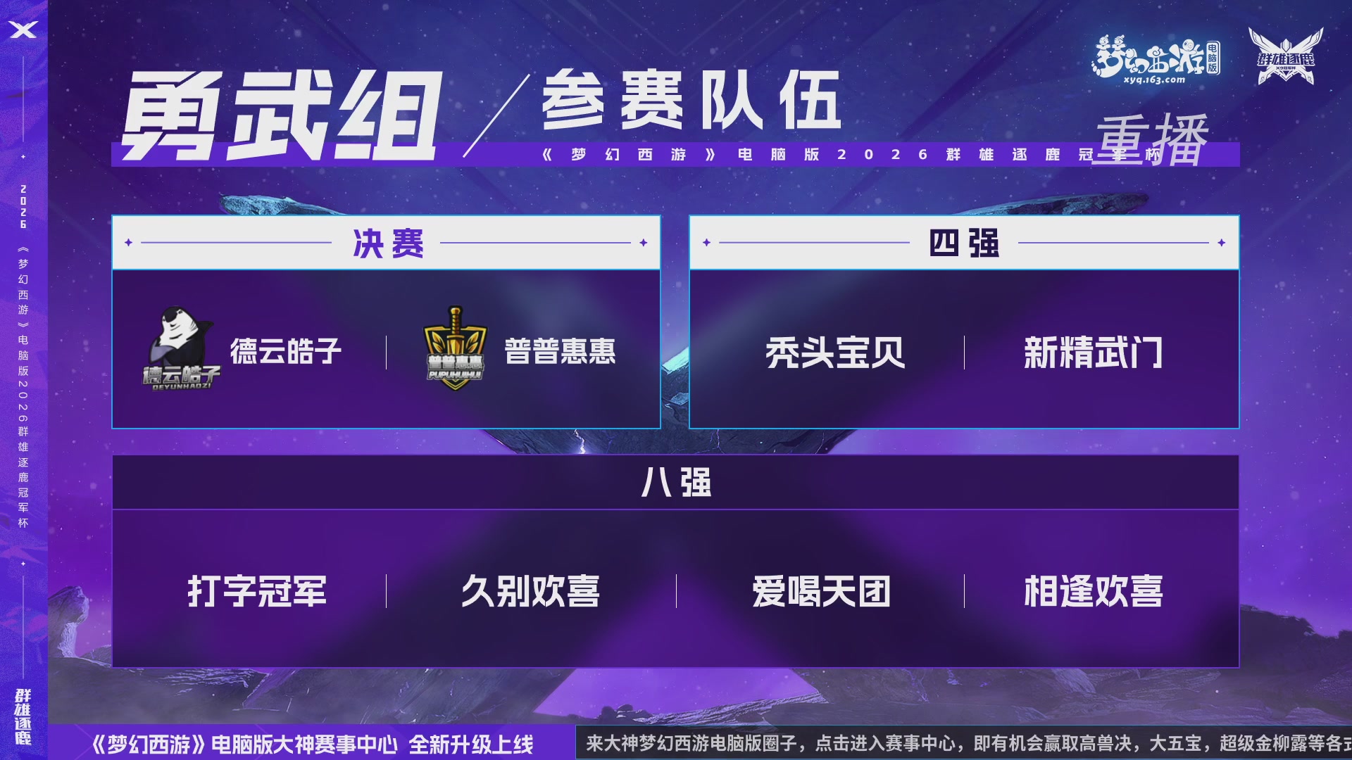 【重播】2026群雄逐鹿冠军杯-总决赛