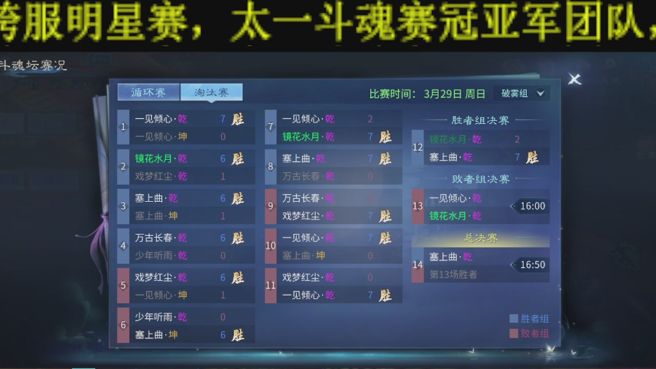 顶级操作手接斗魂比武