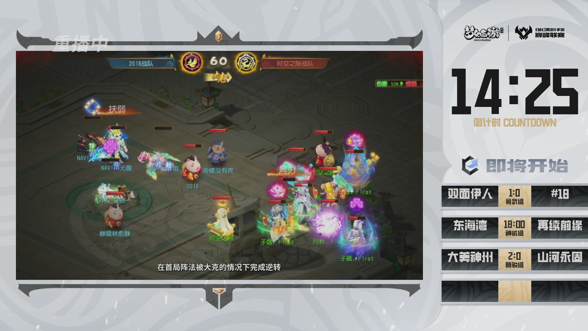 梦幻西游手游巅峰联赛S12预选赛