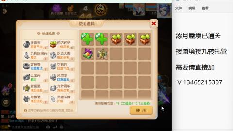 接九转蜃境托管~